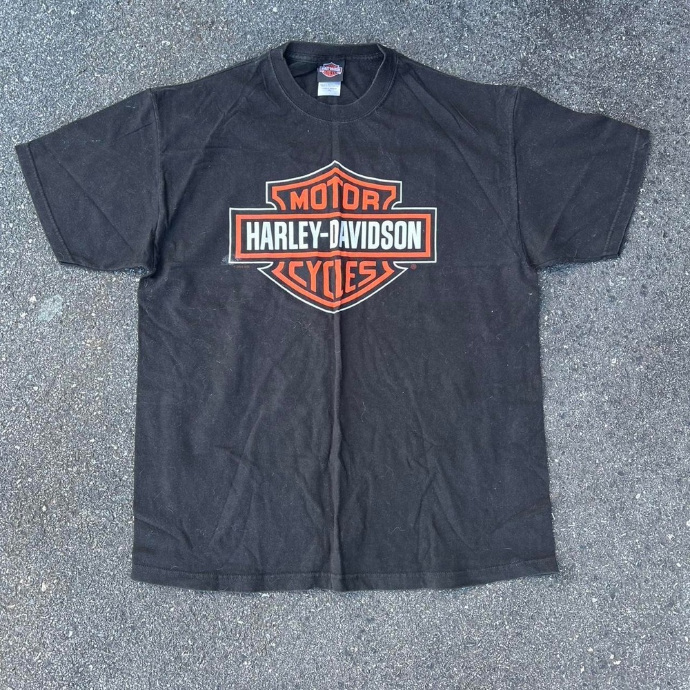 1990s Harley Davidson Graphic AOP shirt size XL